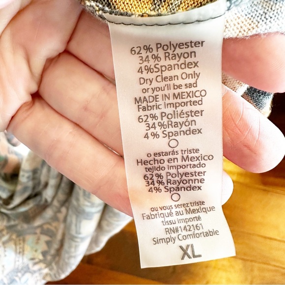 Lularoe Women’s XL Festival Long Arizona Native Aztec Print Duster Open Cardigan - Picture 7 of 7